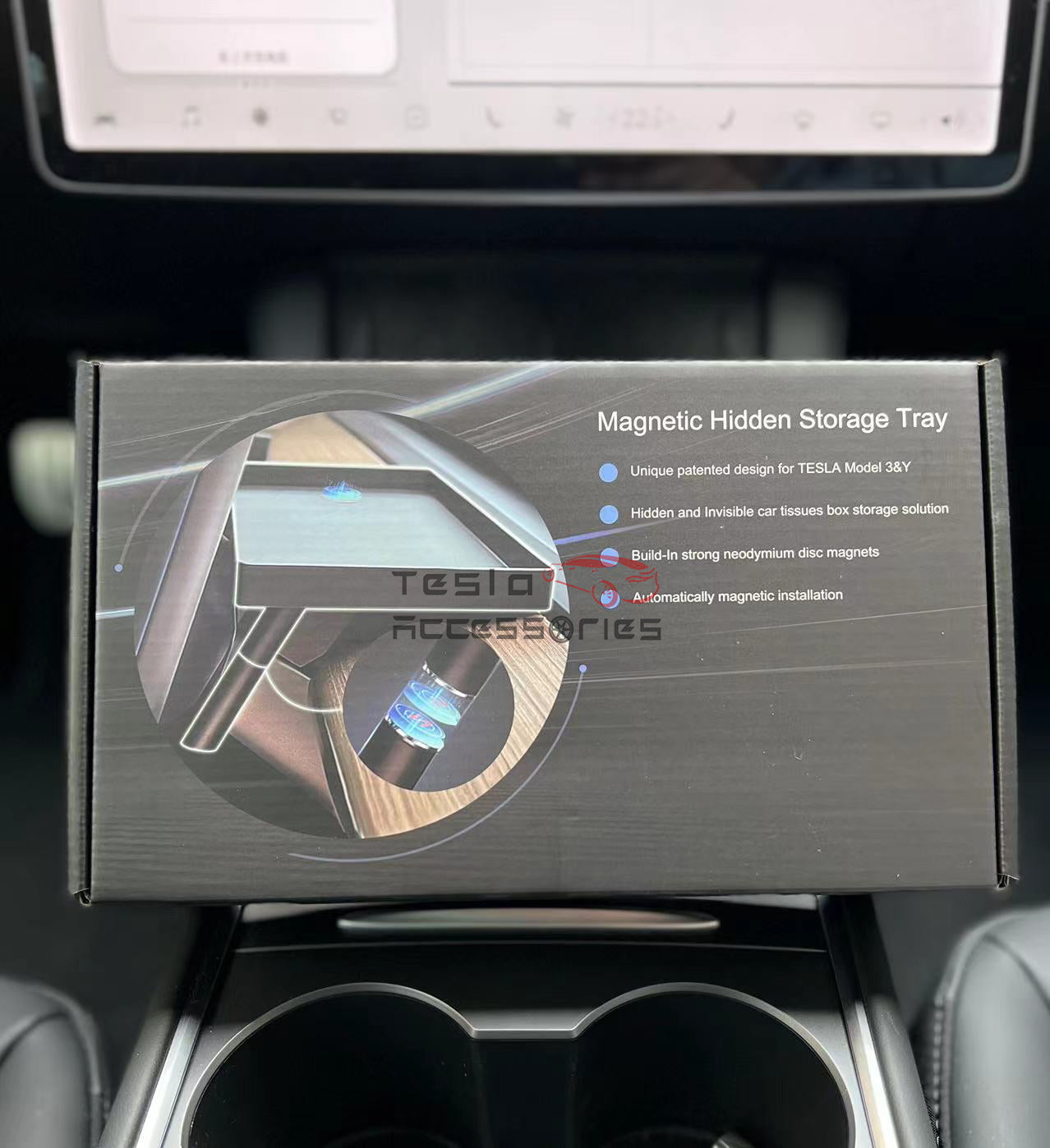 Tesla Model Y Magnetic Tray 4