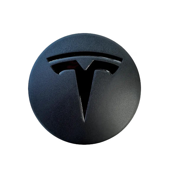 Tesla Model Y Wheel Cover Logos Black